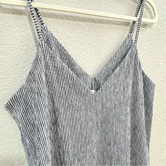 Zara Black White Plaid Pullover Tank Dress Size M - Picture 4 of 8